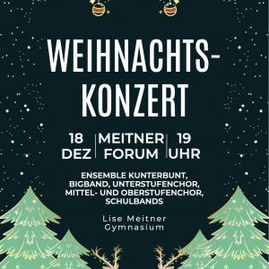 Weihnachtskonzert am LMG: