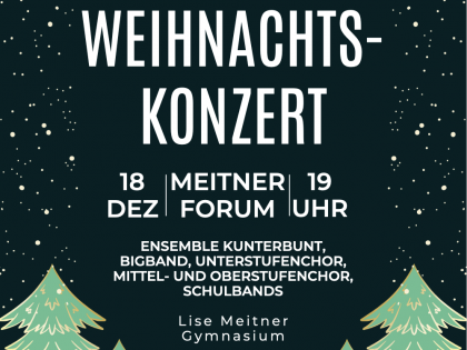 Weihnachtskonzert am LMG: